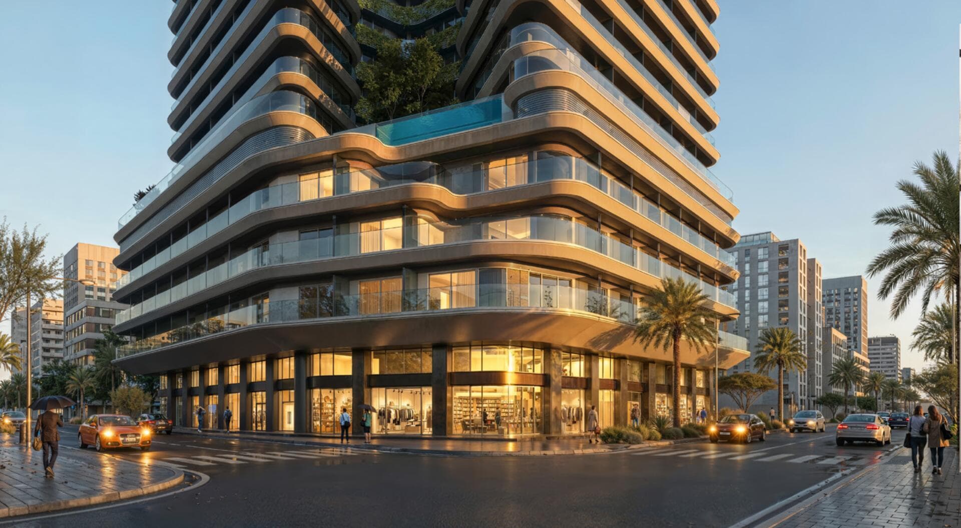 Azizi Rose — off-plan project in Downtown Jebel Ali, Dubai